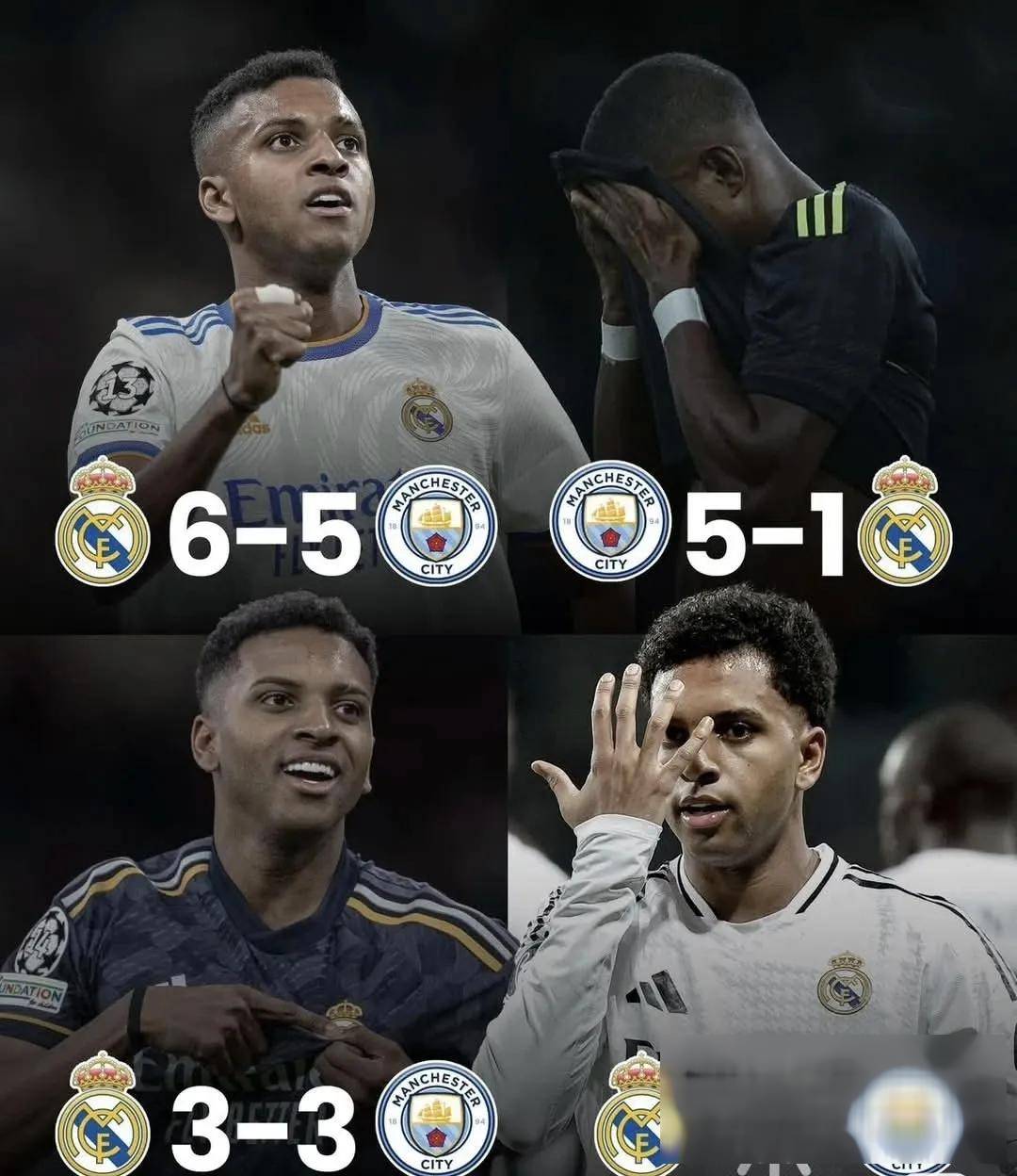 皇马主场败于曼城,未能取胜 皇马主场败于曼城,未能取胜